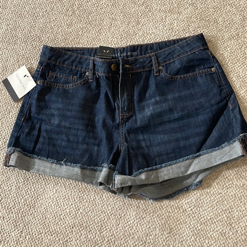 Calvin Klein denim shorts - size 10